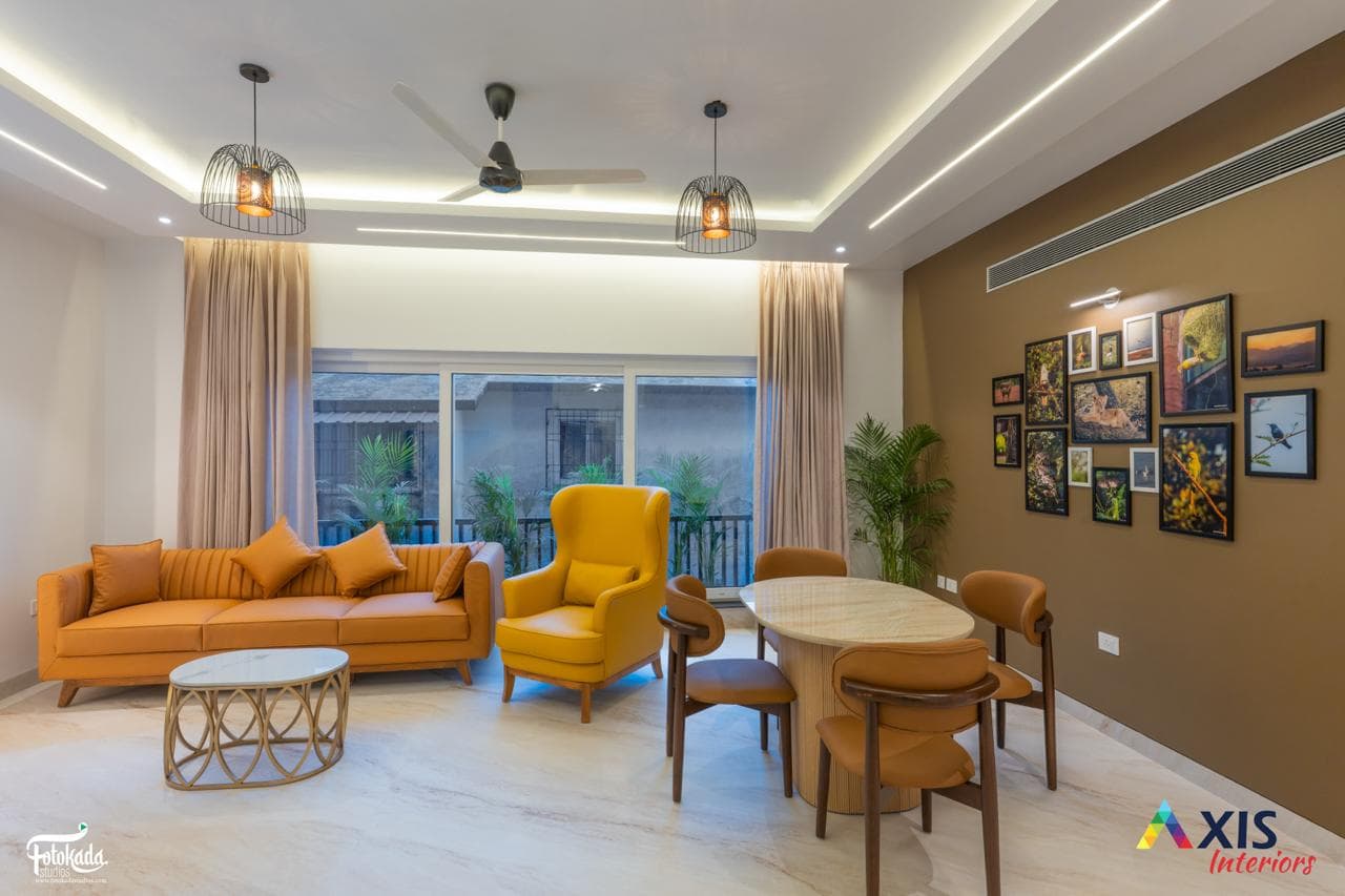 Tranquil guest lounge supporting stress, sleep and mind wellness therapies
